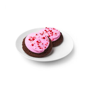 product-grid-gallery-item Valentine's Day Pink Frosted Chocolate Cookies